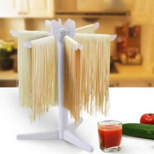 Eco-friendly Pasta Drying Rack Triangle Base PC Noodle Drying Stand with 6 Bars for Home Hanging noodle rack
