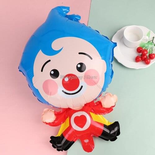 Cartoon Clown Foil Balloons Birthday Party Decoration Supplie Kids Toys Balloons