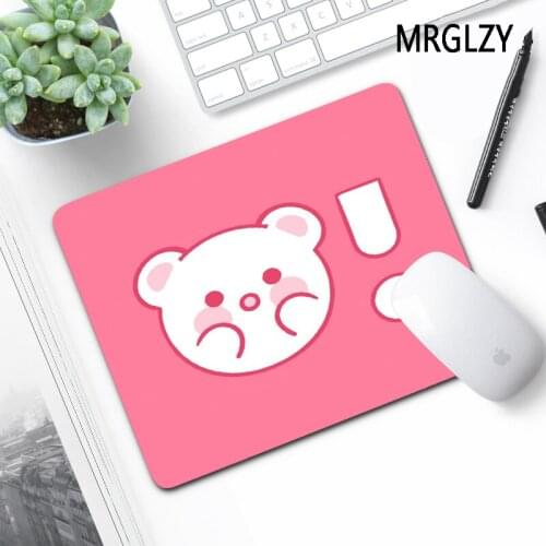 Cute Pink Small Mouse Pad Anime Gaming Accessories Notebook Genshin Impact Keyboard Pad Carpet Desktop Non-slip MousePad for LOL