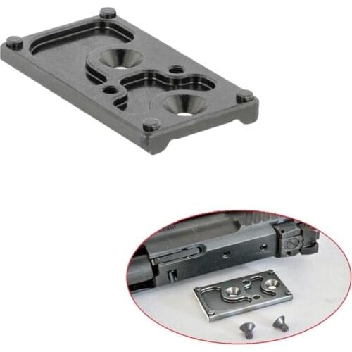 Mount Base for Red Dot Sight Ruger-57 Optic Adapter Plate Aircraft Aluminum Matte Black Red Dot Mount Adapter