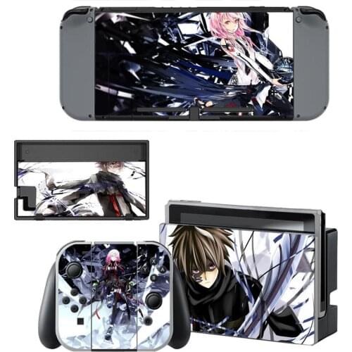 Anime Guilty Crown Nintendo Switch Skin Sticker NintendoSwitch stickers skins for Nintend Switch Console and Joy-Con Controller