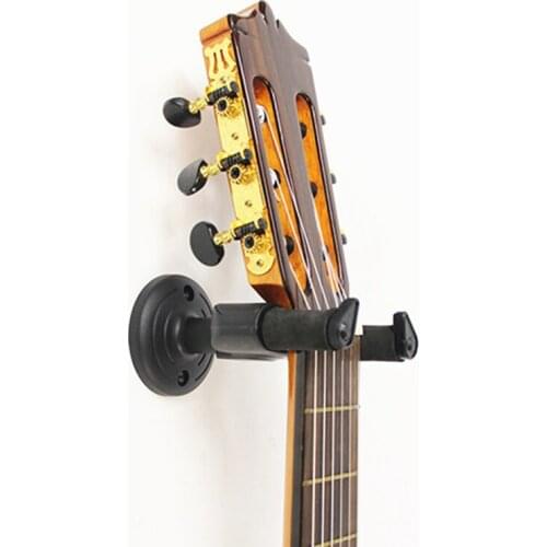 Black Plastic Foam Coated Wall Mount Hanger Holder Hook Pothook for Acoustic Guitar Bass Violin Ukulele BanjoMusical Instruments