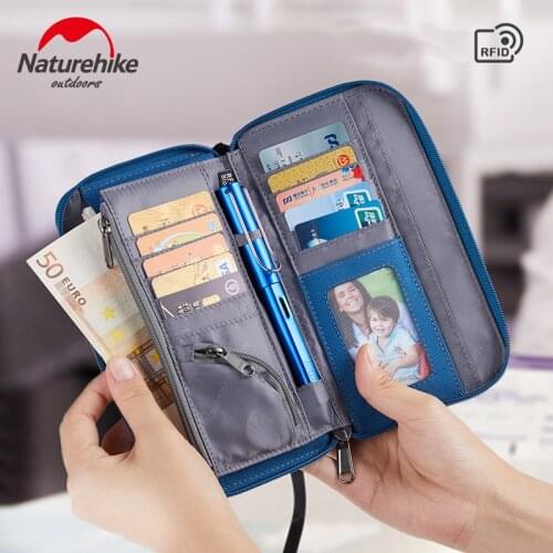 Naturehike Passport Travel Wallet Passport Holder Multi-Function Credit Card Package ID Document Multi-Card Storage Pack Clutch