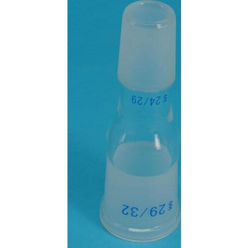 29/32 Female to 24/29 Male Glass Joint Glass Reducing Transfer Adapter Glassware Laboratory