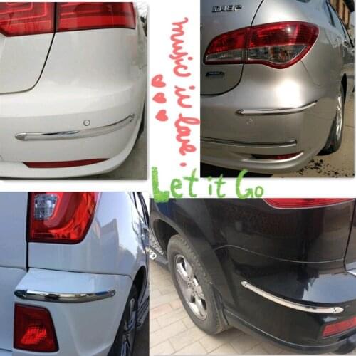 4pcs/lot car crash strip bumper protector for mazda cx5 renault mazda 2 ford mondeo toyota corolla citroen c5 Accessories