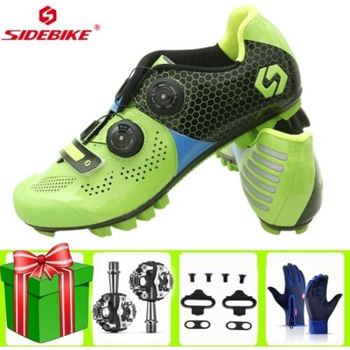 SIdebike Cycling Shoes Men Racing Bicycle Sapatilha Ciclismo Mtb Mountain Bike Professional Self-locking Breathable Sneakers