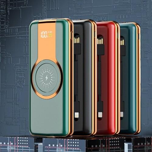 20000mAh Qi Wireless Charger Power Bank 22.5W Fast Charging for iPhone 12 Huawei P40 Xiaomi 15W Wireless Fast Charger Powerbank