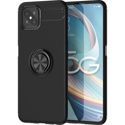 For OPPO Reno 4Z 5G Case Luxury Metallic Ring Full Soft Silicone Cover ShockProof Case For Oppo Reno4 Z 5G Reno4Z Phone Case