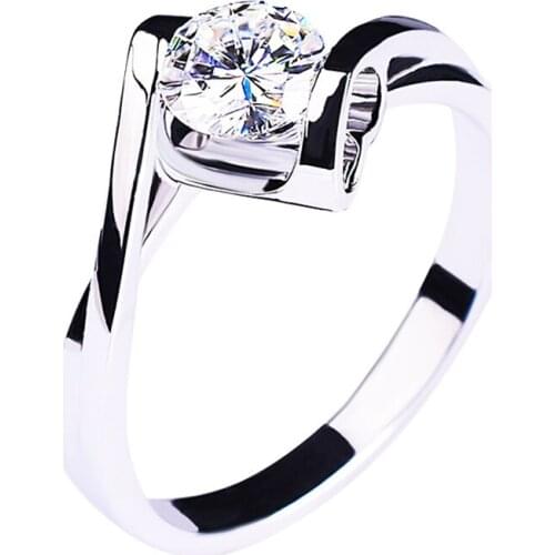 Twisted Arm Angel Love Womens Rings 925 Sterling Silver Luxury Elegant Exquisite Engagement Wedding Party Cute Gift Jewelry