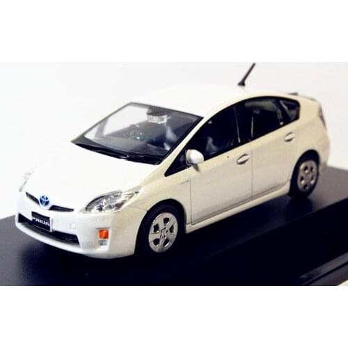 1/43 Toyota Prius pearl white Diecast Model Toy Gift