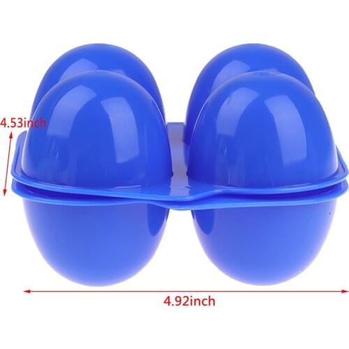 1pc Portable Kitchen Convenient Container Egg Storage Box Container Hiking Outdoor Camping Carrier For 4 Eggs Case Box