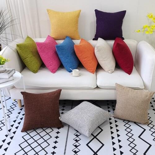 1Pcs Outdoor Pillowcase Waterproof Throw Pillow Covers Solid Color Garden Cushion Cover for Patio Couch Tent Balcony Sofa Decor