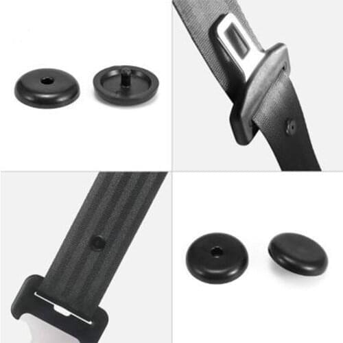12Pcs Car Safety Seat Belts Fastener Stop Button for Audi A4 B8 B6 B5 B7 B9 A3 8P 8V Q5 Q7 A5 A6 C6 C5 A1 tt A8 D3 Mini Cooper
