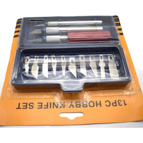 13 Blades Wood Carving Tools Hobby Knife Set Jewelry Engraving Knife Scalpel DIY Carving Cutting Tools Repair Art Knife