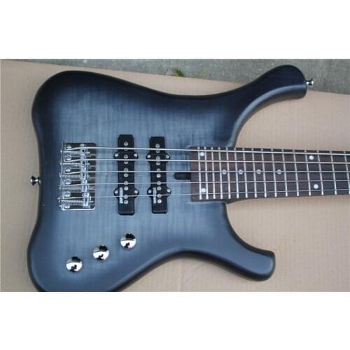 2020 New mini 5-string bass guitar, 648mm chord pitch, full-body connection, tiger maple veneer