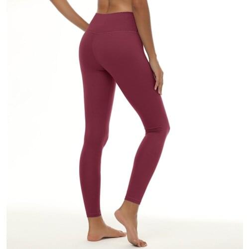 2021 Hot Sale Fitness Female Full Length Leggings 5 Colors Running Pants Comfortable And Formfitting Yoga Pants