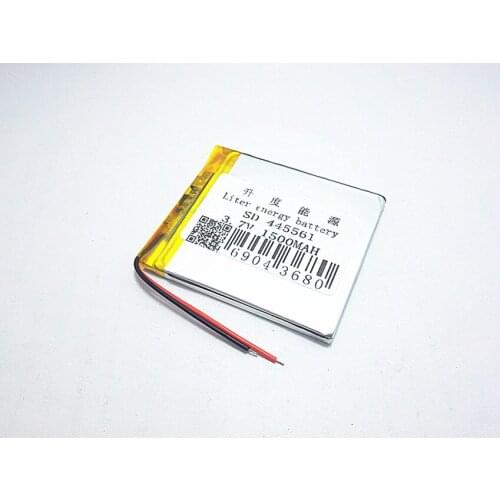 Free shipping Polymer battery 1500 mah 3.7V 445561 smart home MP3 speakers Li-ion battery for dvr,GPS,mp3,mp4,cell phone,speaker