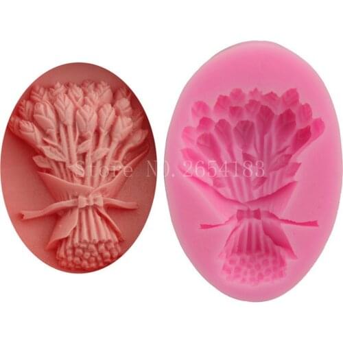 Girls Gift Flower Rose Silicone Fondant Soap 3D Cake Mold Cupcake Jelly Candy Chocolate Decoration Baking Tool Moulds FQ1999