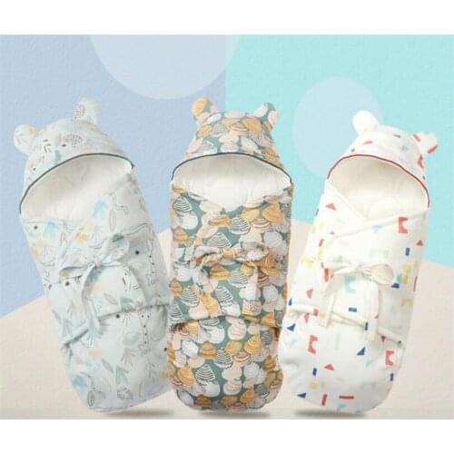 Baby Sleeping Bag Blanket Winter Newborn Baby Swaddle Wrap Infant Baby Envelope Blanket Swaddling Wrap Sleep sack Baby Wraps