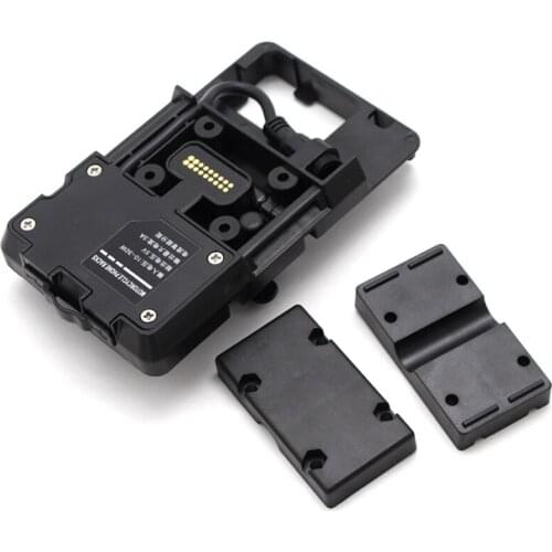 For BMW R1200GS Mobile Phone Navigation Bracket ADV F700 800GS CRF1000L Africa Twin For Honda Motorcycle USB Charging 12MM Mount