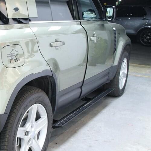For LAND ROVER Defender 2020 2021 2022 Electric Automatic Running Boards Side Step Bar Pedals High Quality Motor Switch