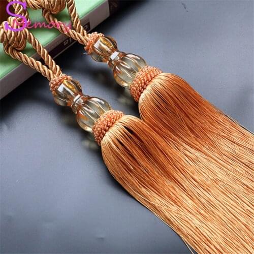 European curtain tassels hanging ball tie strap holder accessories home decor