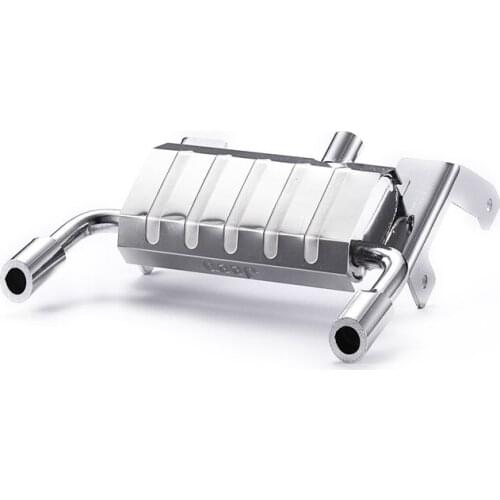 Simulated Twin Exhausted Pipe for Axial AXI03007 SCX10 III Jeeprc car parts