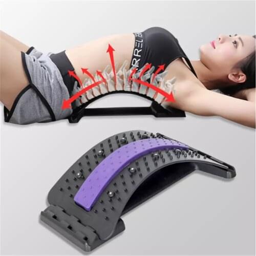 Magnetic Therapy Back Massager Stretcher Neck Stretch Tools Massage Cervical Pillow Lumbar Spine Support Corrector pain Relief