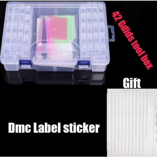 42 Grids Diamond Painting Tools Beads Container Rhinestone Storage Box Diamond Painting Accessories Tools Wholesale Price