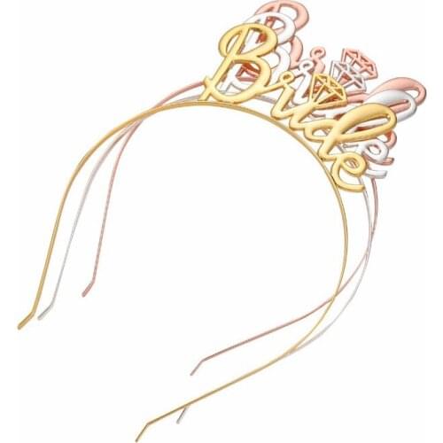 2018 New Bride hair hoop European wedding guests