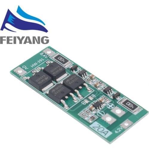 2S 20A 7.4V 8.4V 18650 Lithium battery protection board/BMS board standard/balance