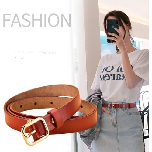 Luxury Designer Belt Women Jeans Strap High Quality Pin Belt Buckle Girl Waistband Female Girdle Genuine Leather Belts Fashion