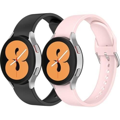 Essidi 20mm Soft Silicone Band For Samsung Galaxy Watch 4 40 44mm Sports Bracelet Wrist Strap Loop For Galaxy 4 Classic 42 46mm