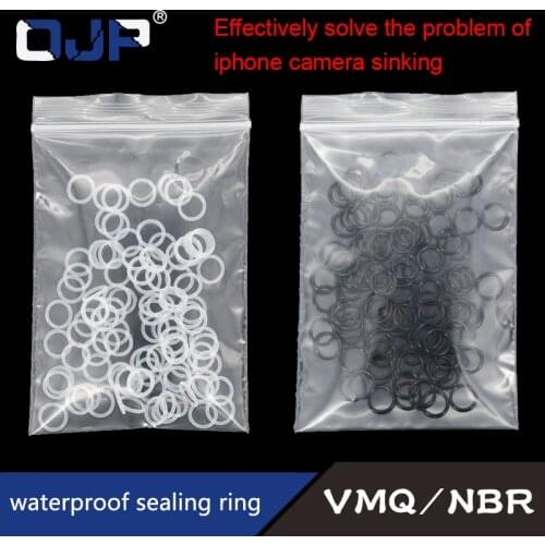 Iphone X/11/11pro mobile phone hole O-ring rear glass camera rubber ring waterproof rubber ring 11-phase head frame sinking