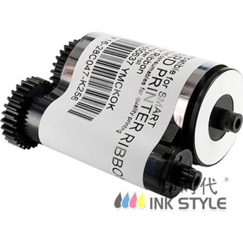 Compatible IDP Smart 650637 YMCKOK Color Ribbon 200prints for IDP 30S 30D 50S 50L Card Printer
