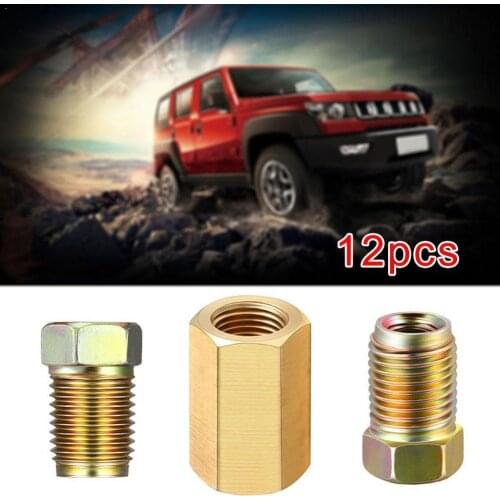 Brake Fittings Brass Inverted Flare Union & COMPRESSION FITTING 12 pcs J8J2