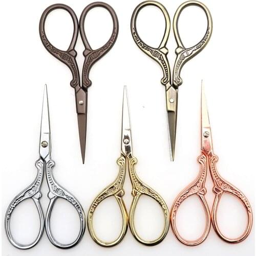 1pcs Embroidery Shears Sewing Scissors for Needlework Fabric Cutting Stainless Steel Dressmaker Shears Scissors Sewing Tools