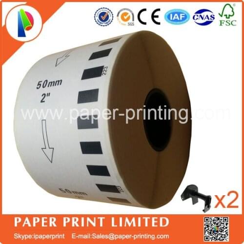 70X Rolls brother thermal label cd dvd label dk label Brother Compatible Labels Dk22223 Dk 22223 DK-22223 free shipping
