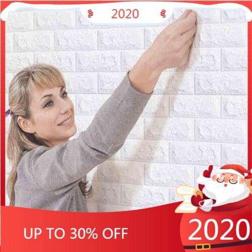 77*70cm DIY Brick Home Decoration stickers on the wall Living Room Bedroom Decor Foam Self Adhensive kids Art home 3D Wallpaper