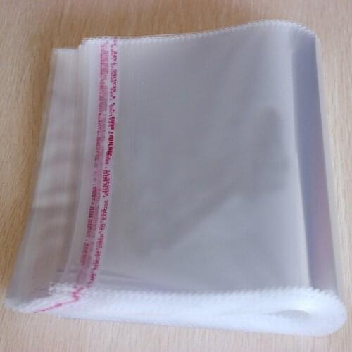 Big size Clear Resealable Cellophane/BOPP/Poly Bags Transparent Opp Bag Packing Plastic Bags Self Adhesive Seal for gift bag diy