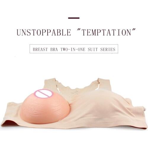 6048 Transgender Shemale Special Bra Silicone Fake Breast Forms Bra