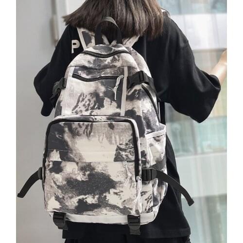 Men Lady Travel Graffiti Print Bag Cool Women Kawaii Backpack Female Laptop Student Bag Fashion Girl Boy Harajuku Book Backpacks