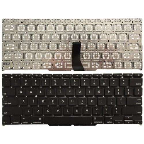 New 11" US laptop Keyboard For Macbook Air A1370 A1465 MC968 MC969 MD223 MD224 English keyboard