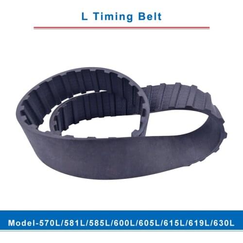 L timing belt trapezoid teeth model-570L/581L/585L/600L/605L/615L/619L/630L transmission belt width 20/25mm for L timing pulley