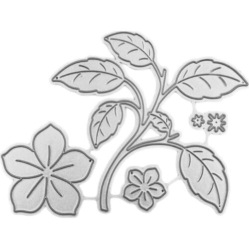 Leaf Leaves Flower Metal Cutting Dies Mold Kids Paper Cut Carbon Scrapbook Craft Tool Etching Steel Embossing Die Knife Mou H9N0