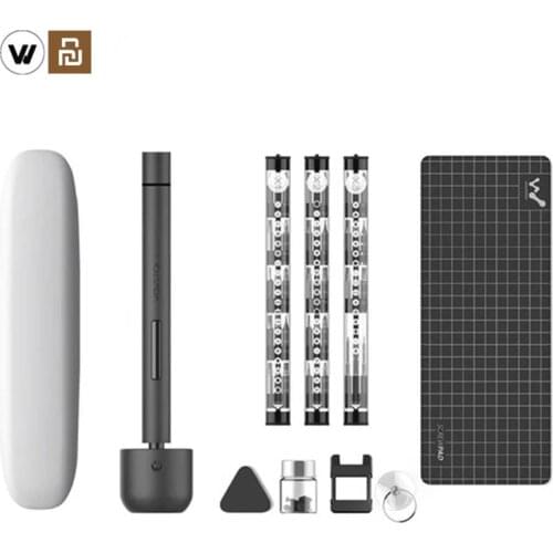 Original Wowstick 1F+ 1F Pro Mini Electric Screwdriver Rechargeable Cordless Power Screw Driver with LED Light Lithium Battery