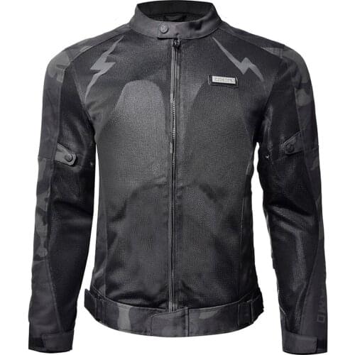 Mens Motorcycle Jacket Racing Touring Bicycle Clothing Moto Protective Gear Ventilated Sport Jacket For Warm Weather Riding 3XL