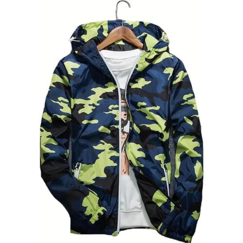 Men&Women Quick Dry Jackets Waterproof Anti-UV Coats Outdoor Sports Camouflage Clothing Camping Hiking Male&Female Hooded Jacket