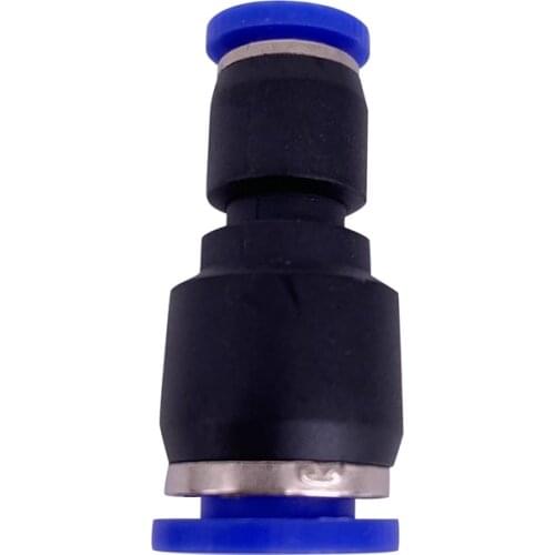 Each PG Straight Union Reducer Fitting Pneumatic Push to Connect Air Connector Socket Plug 6-4 8-6 10-8 12-10 8-4 10-6 12-8 MM