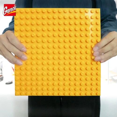 16*16 Plastic Classic Base Plates Bricks City Dimensions Building Blocks Construction Toys 16*16 Dots Toys For Children Kids